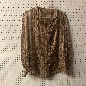 H&M size 8 snake skin top